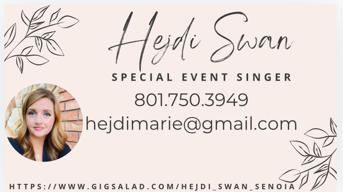 Hejdi Swan Business Card